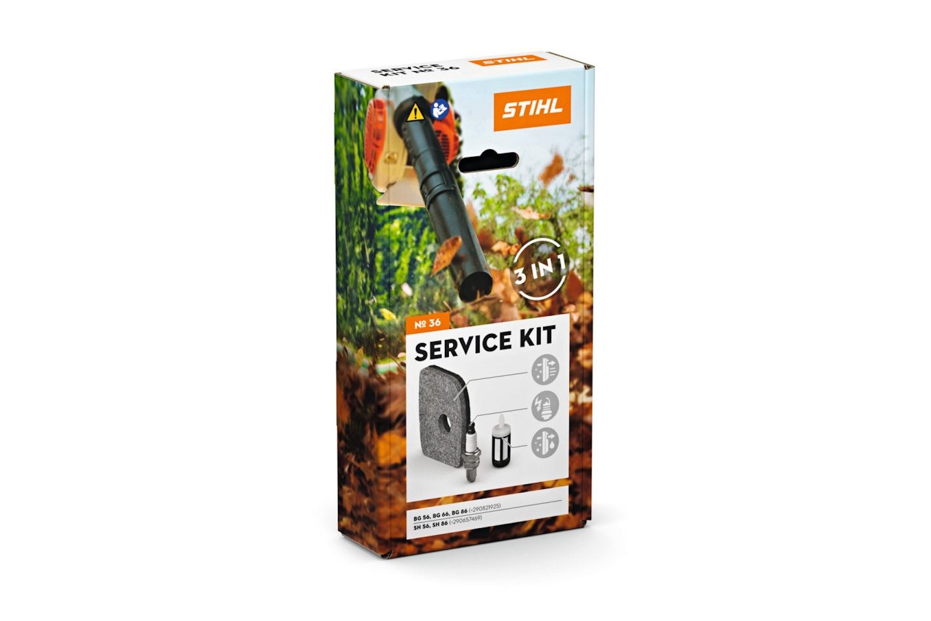 STIHL Benzin-Laubbläser STIHL Service Kit 36, (Packung, Umfangreiches Zubehör enthalten), STIHL Service Kit 36 ist ideal für Wartung von BG- und SH-Geräten.