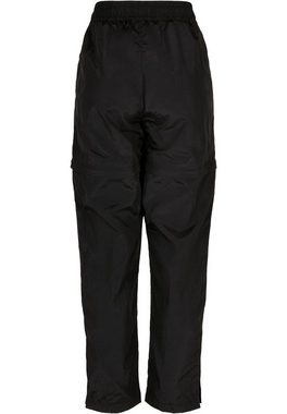 URBAN CLASSICS Stoffhose Urban Classics Damen Ladies Shiny Crinkle Nylon Zip Pants (1-tlg)