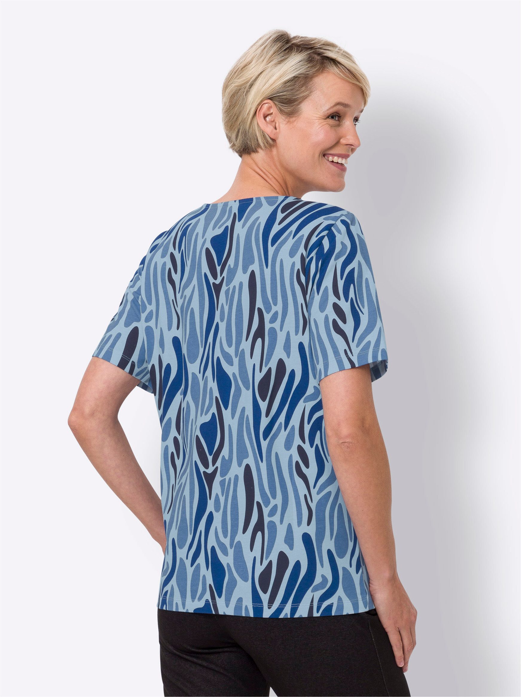 Sieh an! T-Shirt Rundhals-Shirt Kurzarm günstig online kaufen