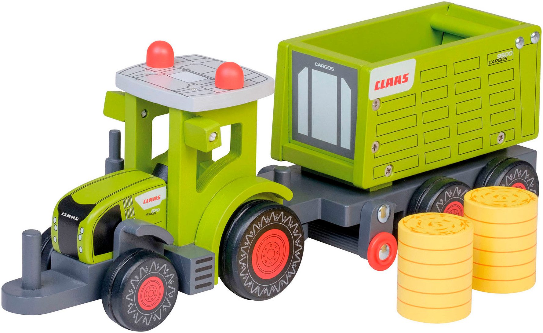 Happy People Spielzeug-Traktor CLAAS Kids Axion 870, aus Holz, mit Kipper günstig online kaufen