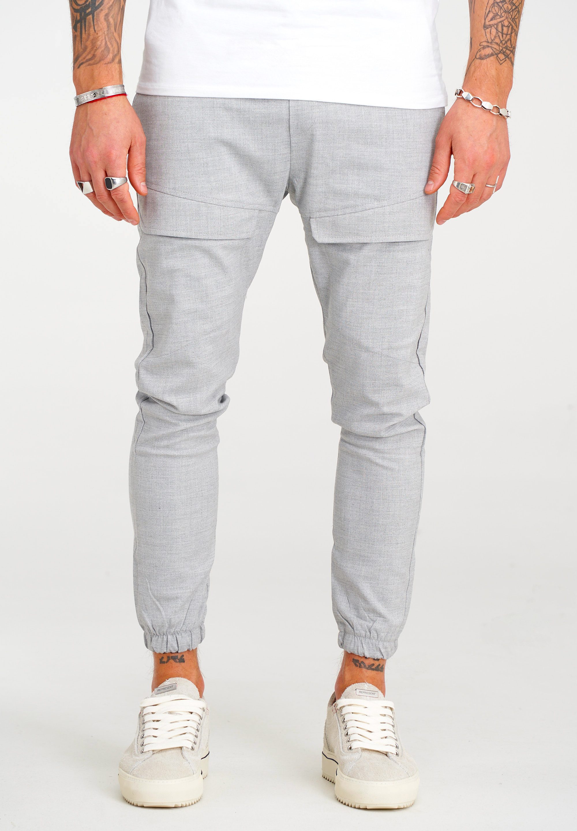 2Y Premium Chinohose "ENRIKO" mit elastischem Bund günstig online kaufen