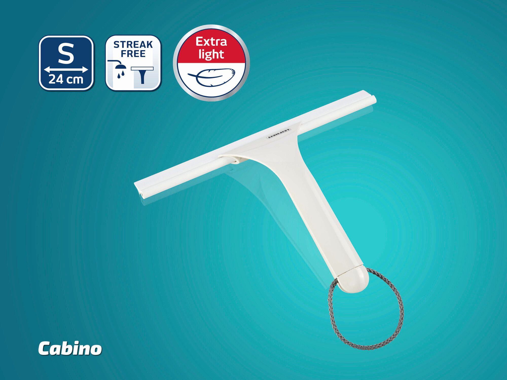 Leifheit Duschabzieher Duschkabinenabzieher Cabino, (1-St)