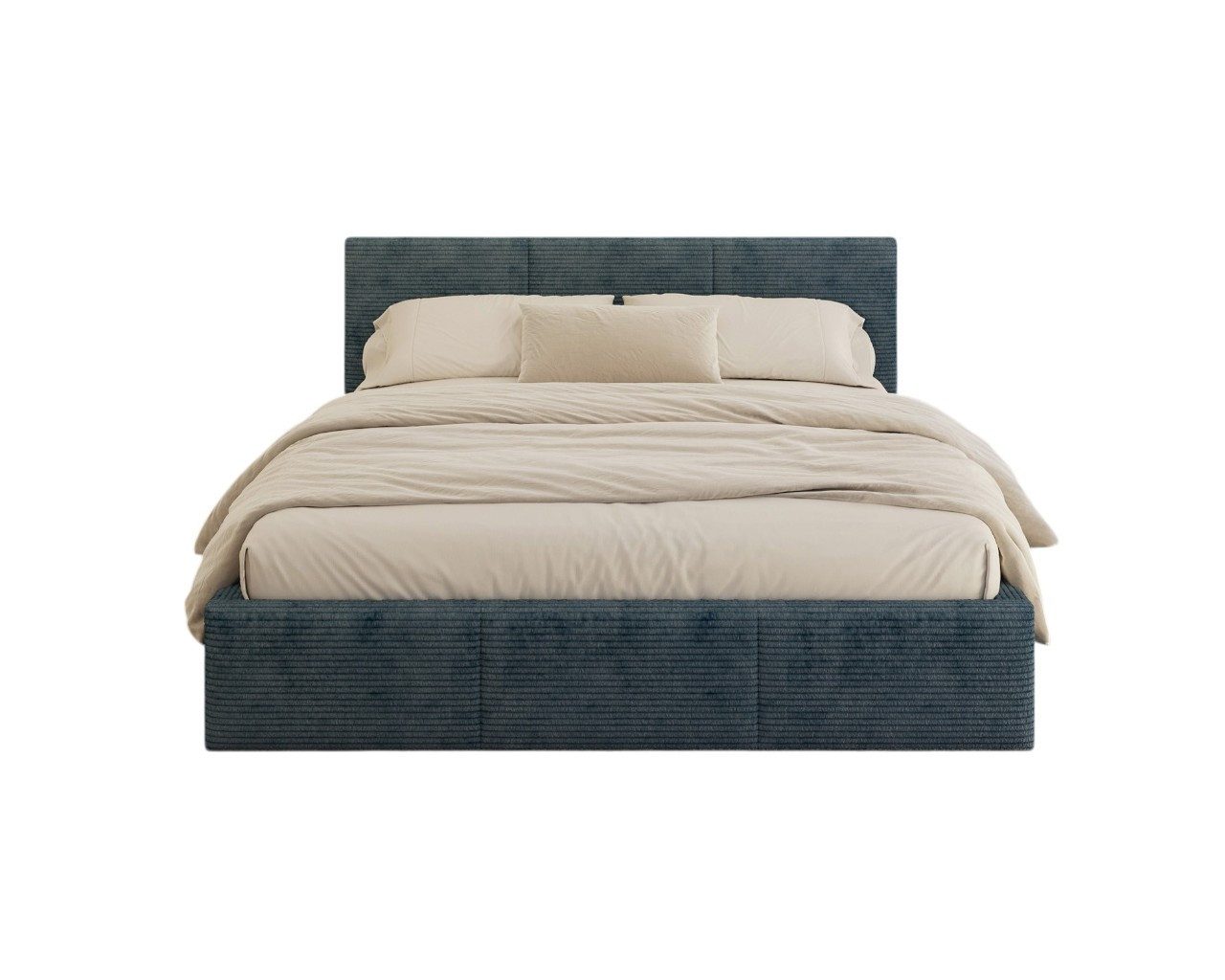 thematys Polsterbett mit Bettkasten Stauraumbett, aus hochwertigem CORD Sto günstig online kaufen