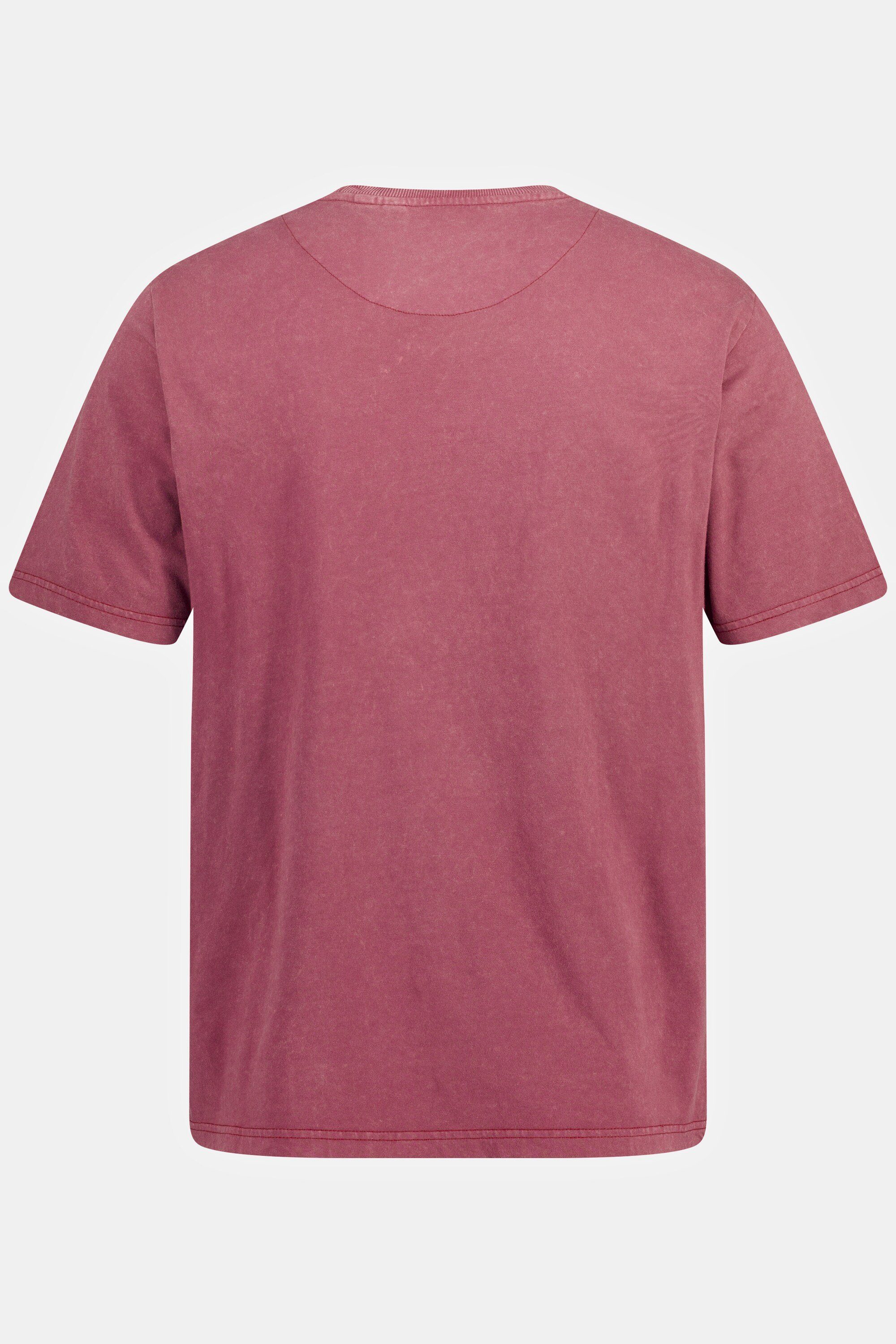 JP1880 T-Shirt Halbarm Coast Look T-Shirt Wild Vintage Print