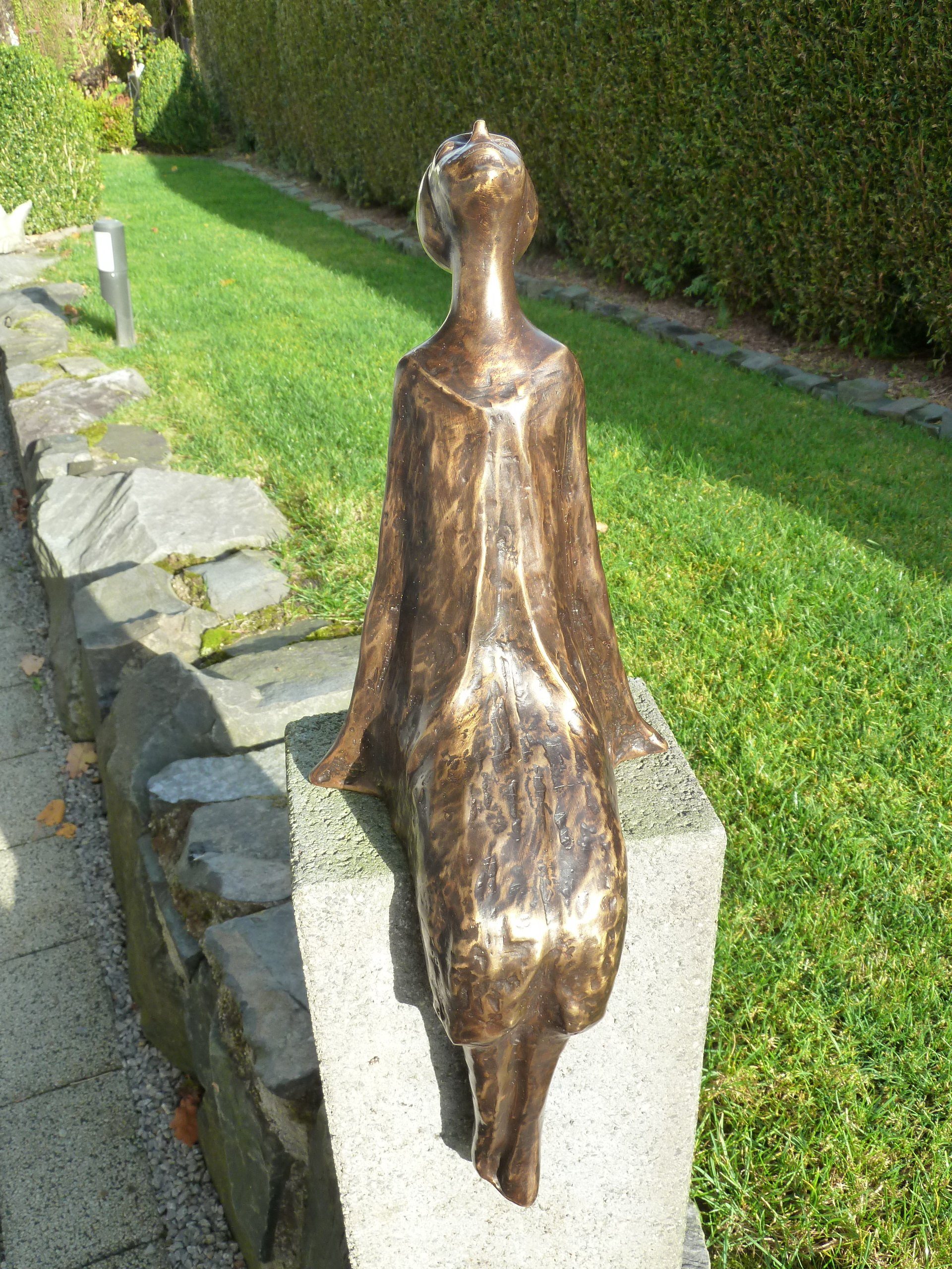 IDYL mit Pin Bronze-Skulptur IDYL Dekofigur Sternguckerin