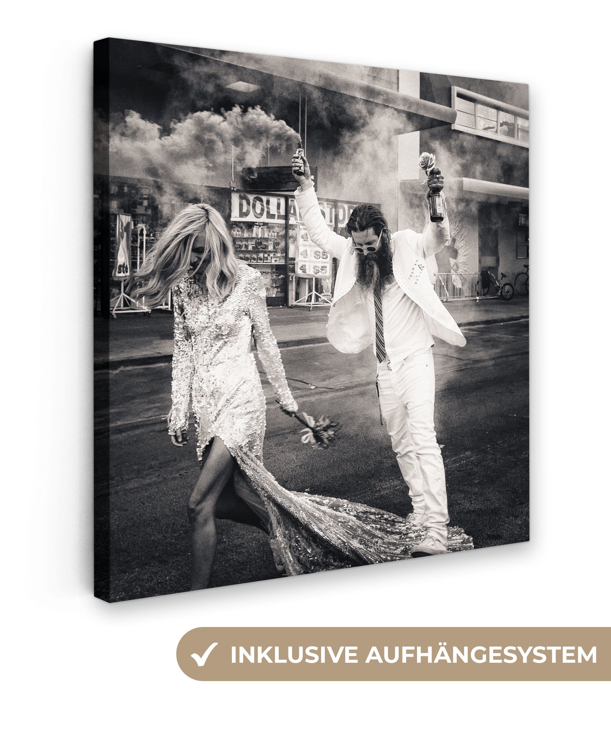 OneMillionCanvasses® Leinwandbild Las Vegas - Party günstig online kaufen