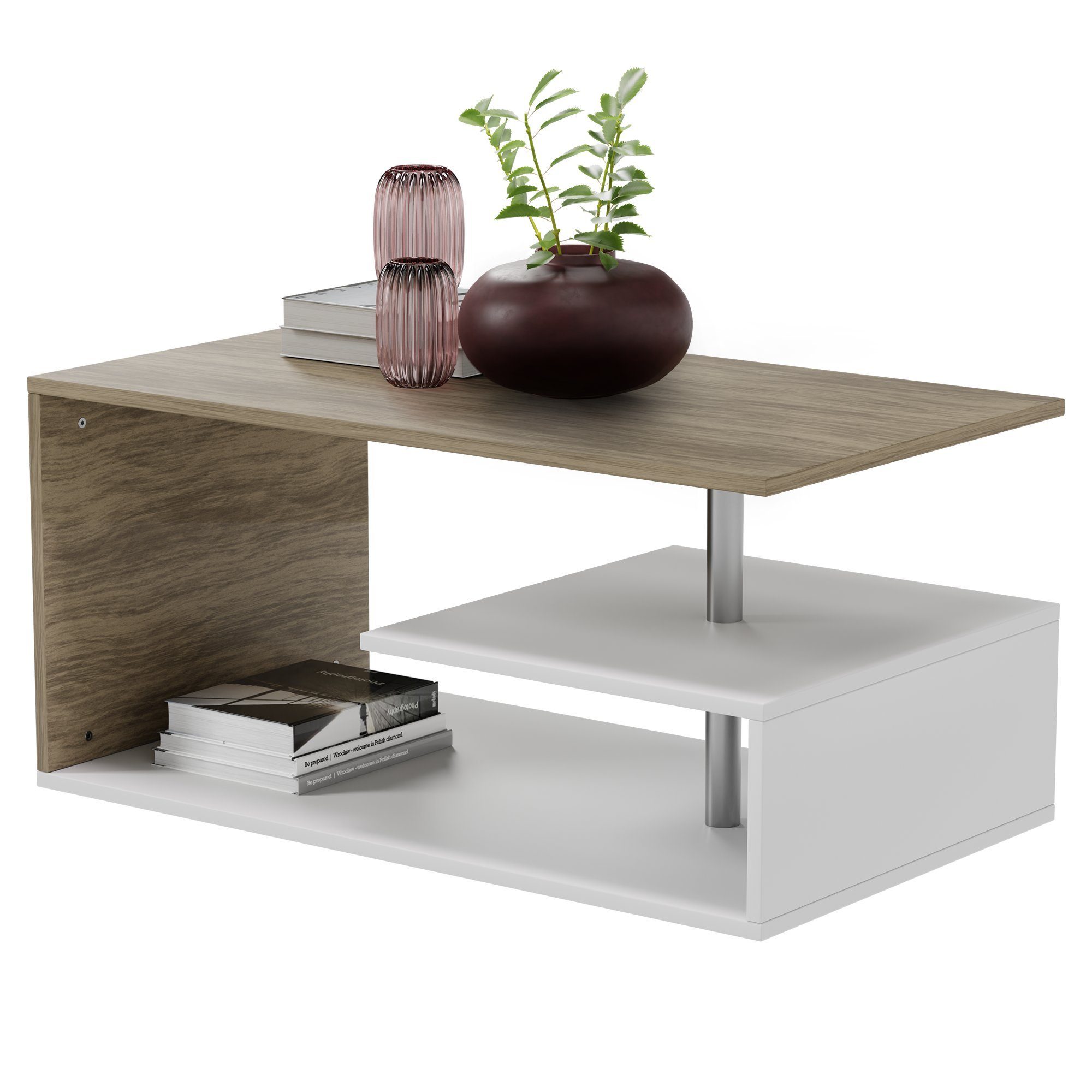MIADOMODO Couchtisch Couchtisch Sofatisch Wohnzimmertisch Kaffeetisch günstig online kaufen