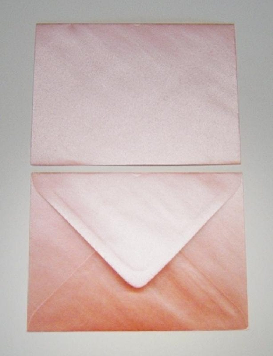 Blanke Briefhüllen Briefumschlag Briefumschläge 125x175mm (DIN B6) 100g/qm gummiert VE=100 Stück pink.