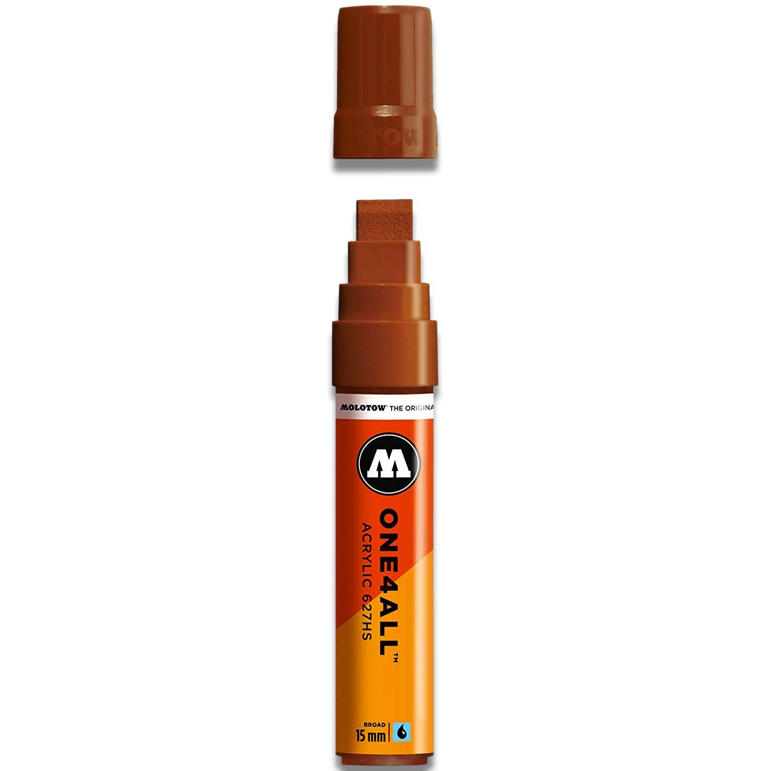 MOLOTOW Marker Molotow ONE4ALL 627HS 15mm Acrylmarker (Farbauswahl), (1-tlg) Haselnussbraun