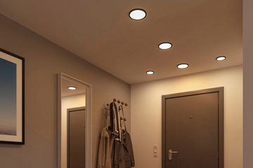 Paulmann LED Einbauleuchte VariFit LED Einbaupanel Areo IP44 rund 175mm 4000K Schwarz dimmbar, LED fest integriert, Neutralweiß, VariFit LED Einbaupanel Areo IP44 rund 175mm 4000K Schwarz dimmbar