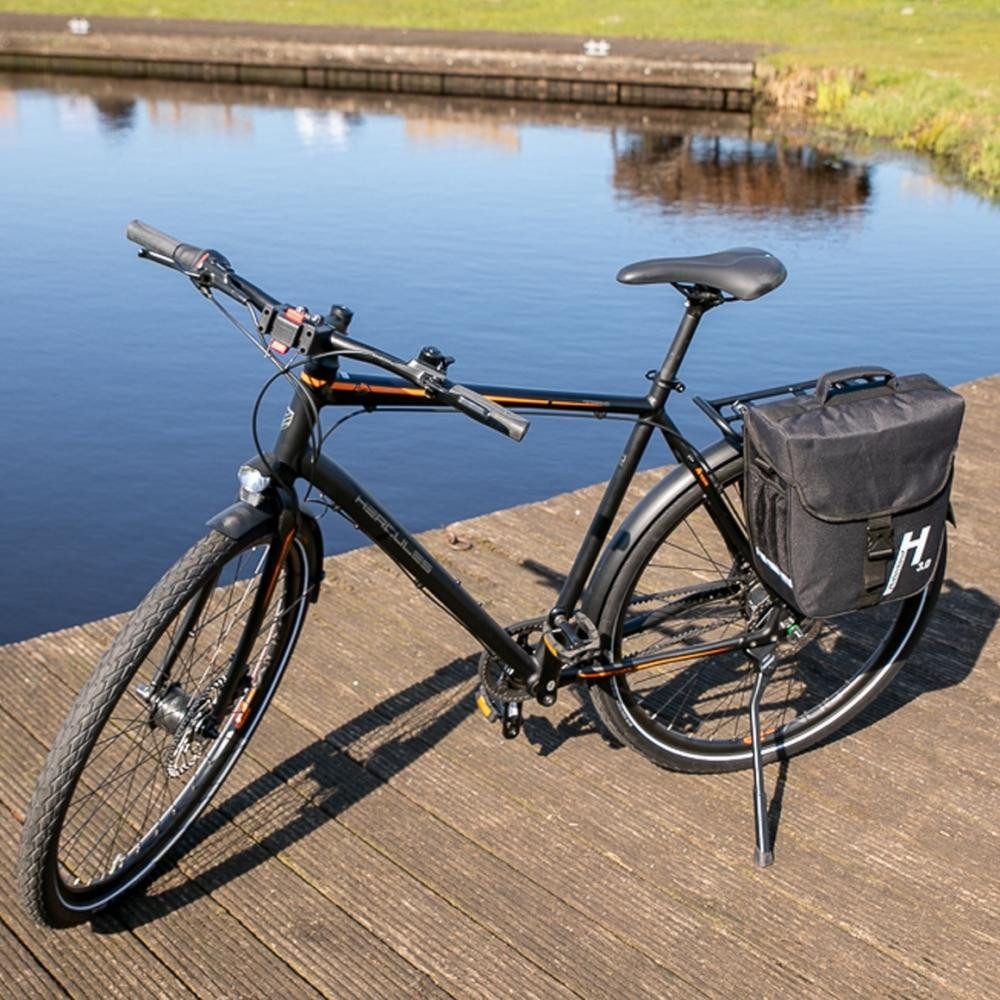 Haberland Fahrradtasche Haberland Einzeltasche 14l Basic 3.0 schwarz - praktische Gepäckträger