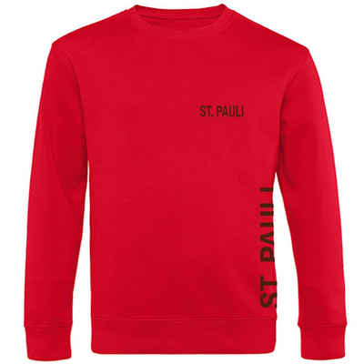 multifanshop Sweatshirt St. Pauli - Brust & Seite - Pullover