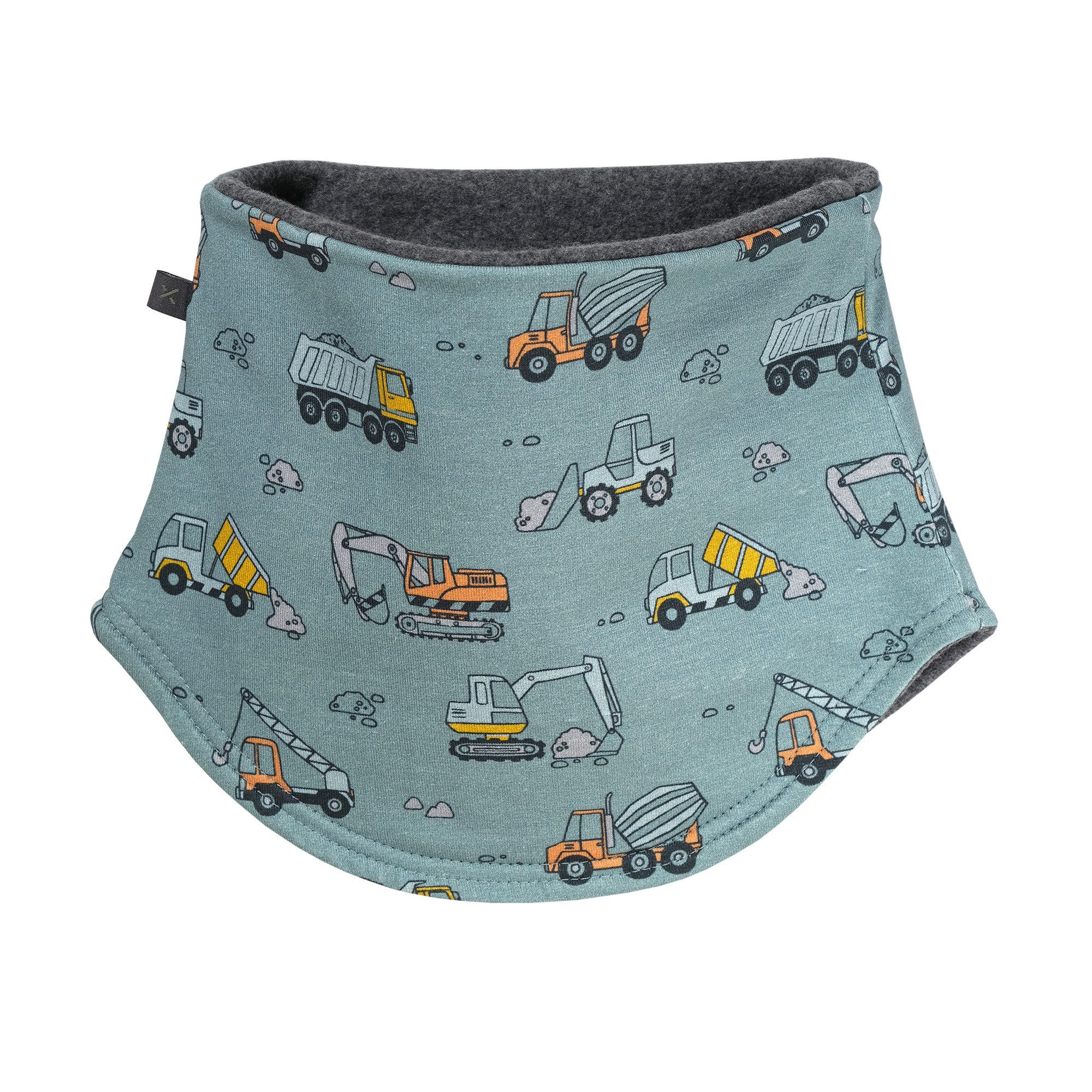 Loop MINI-Halswärmer, Jersey bedruckt, BW-Fleece Futter