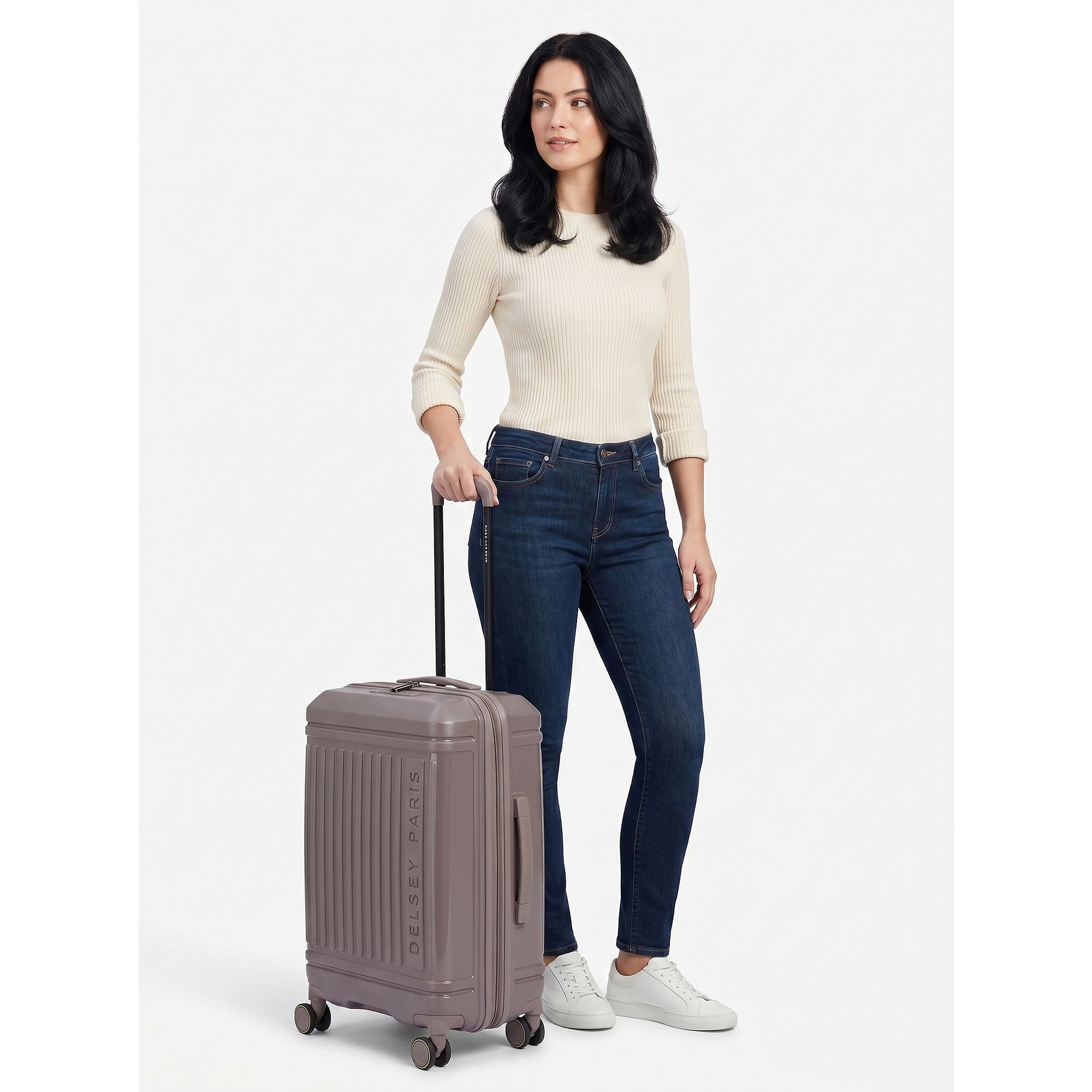 Delsey Paris Handgepäck-Trolley Lutece, 4 Rollen, Polypropylen