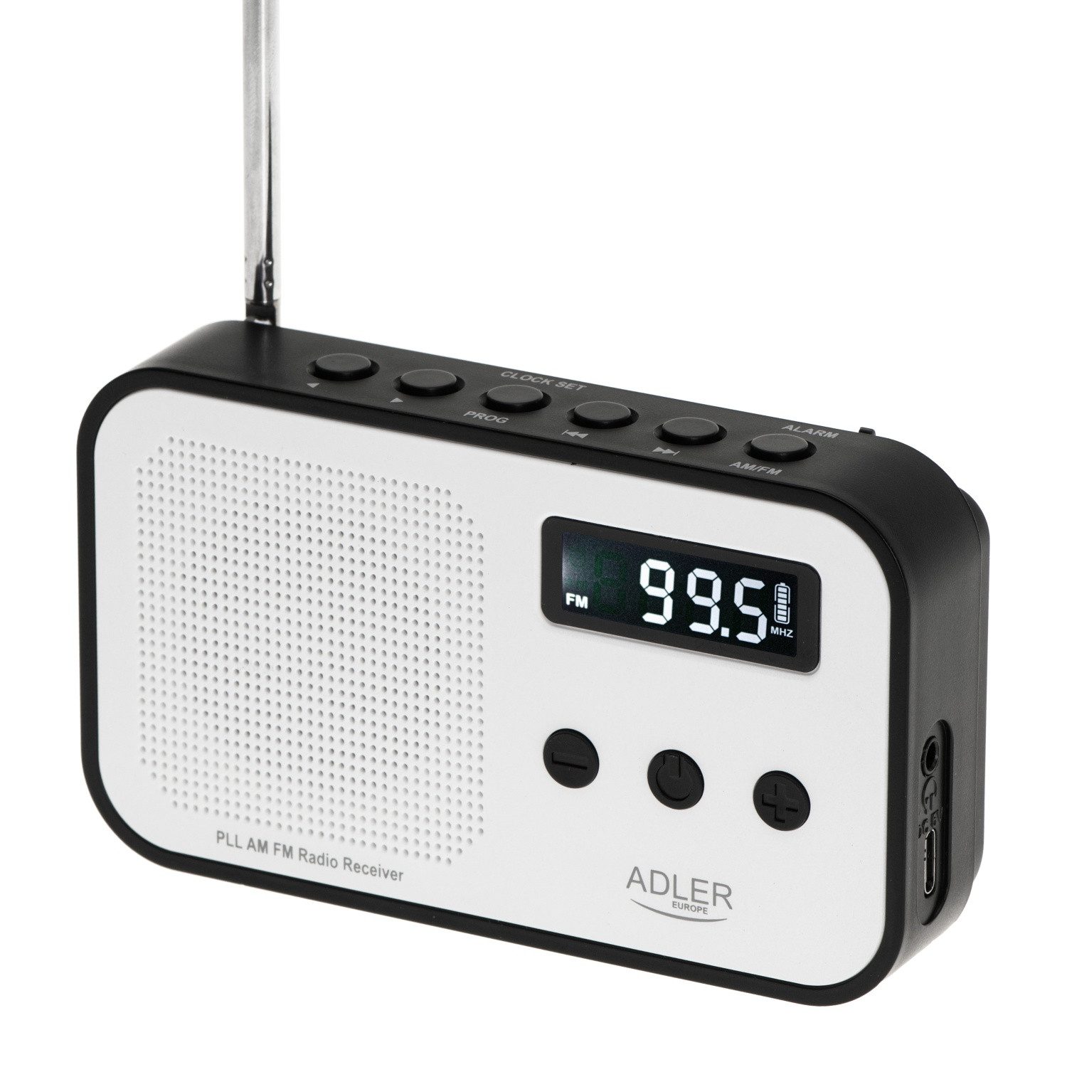 Adler AD 1907 Radio (PPL AM/FM Radio mit LCD-Display und Weckfunktion)