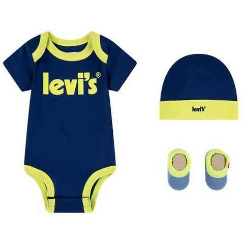Levi's® Kids Kurzarmbody Neugeborenen-Geschenkset (Set, 3-tlg) UNISEX