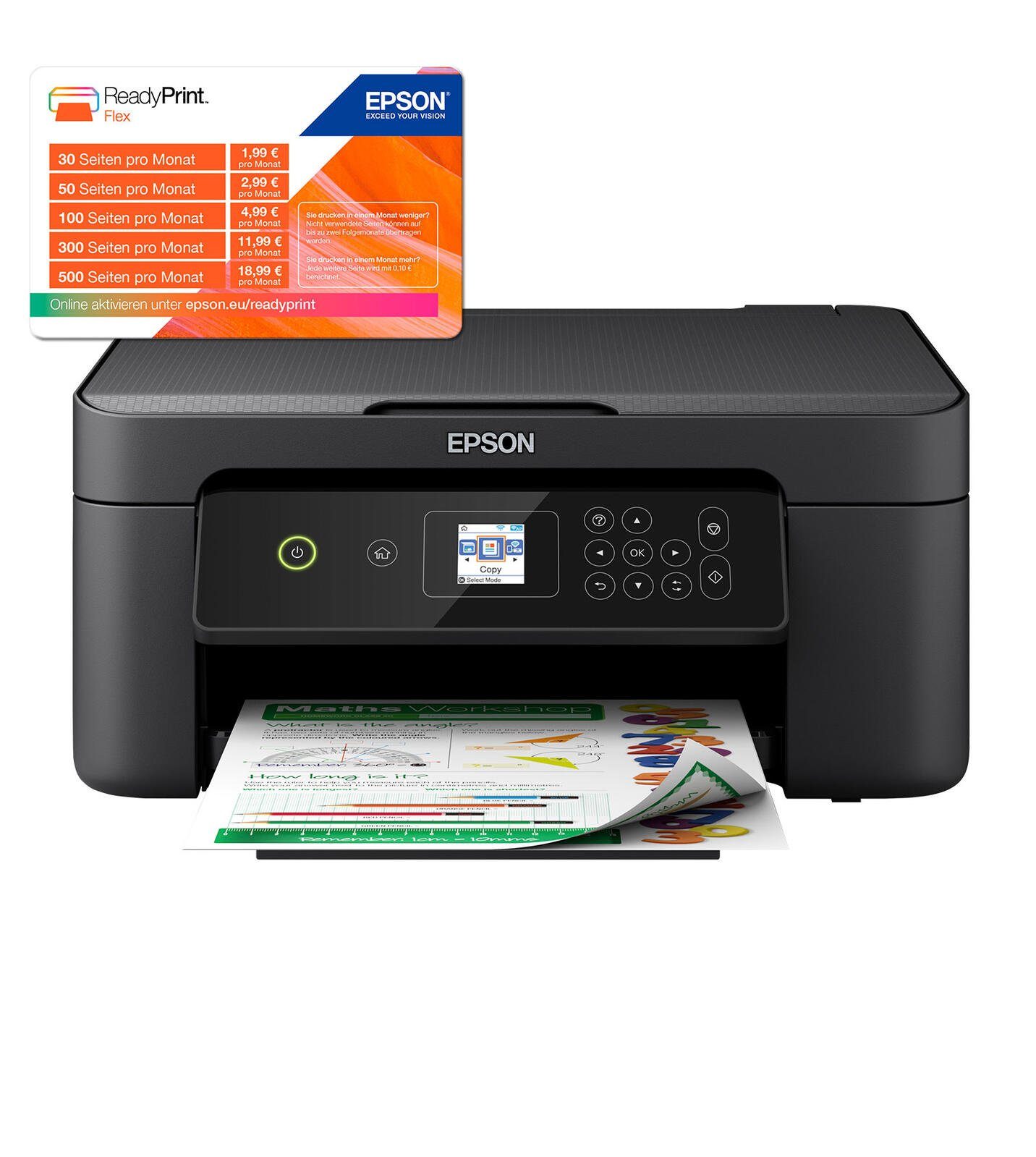 Epson Epson XP-3100 Tintenstrahldrucker, (WLAN, automatischer Duplexdruck),  USB 2.0, WLAN, Wi-Fi DIrect, Apple AirPrint, Google Cloud Print