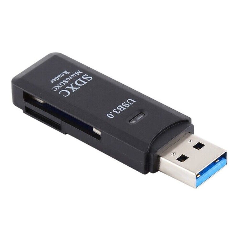SpionProfi Speicherkartenleser USB 3.0 Kartenleser Stick Kartenlesegerät Micro SD SDHC XC Adapter, USB 3.0 Kartenleser für Micro SD, SDHC, SDXC und SD Speicherk – Bild 3 von 5