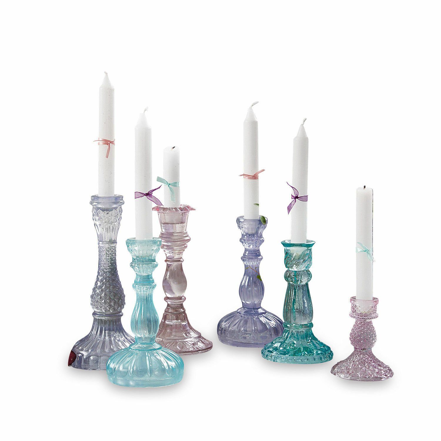 Mirabeau Kerzenständer Kannos Kerzenständer 6er bunt Set