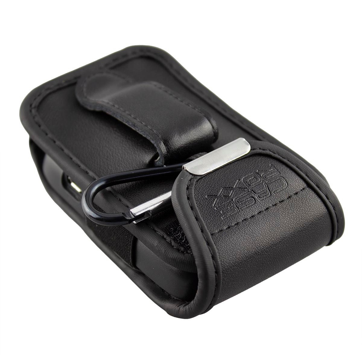 caseroxx Blutzuckermessgerät Ledertasche mit Gürtelclip für Freestyle Libre 1 / 2 / 3 / Insulinx – Bild 5 von 5