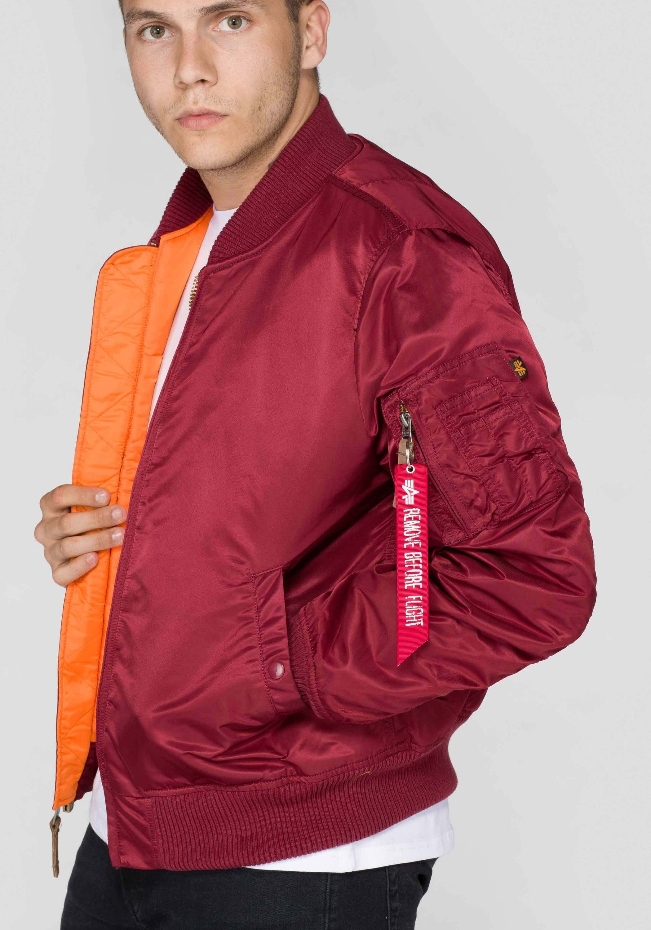 Alpha Alpha Industries Industries Jackets Men Flight MA-1 - Bomberjacke burgundy Bomber VF & 59