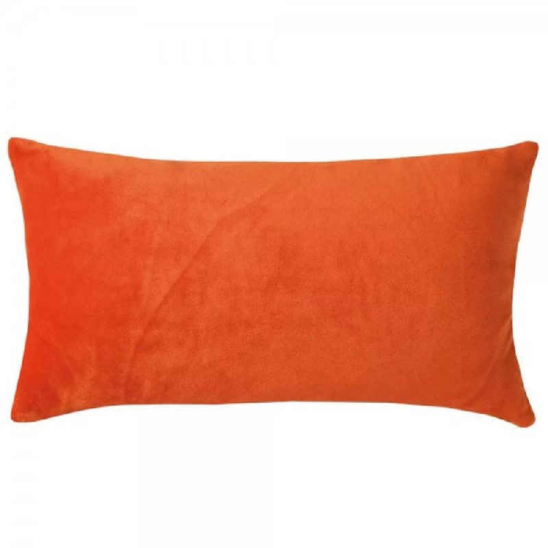Kissenhülle Подушкиhülle Samt Smooth Rust Orange (25x50cm), PAD