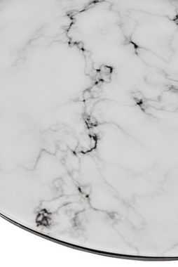carla&marge Couchtisch Gajetta, mit bedruckter Spiegelglasplatte in Marmoroptik
