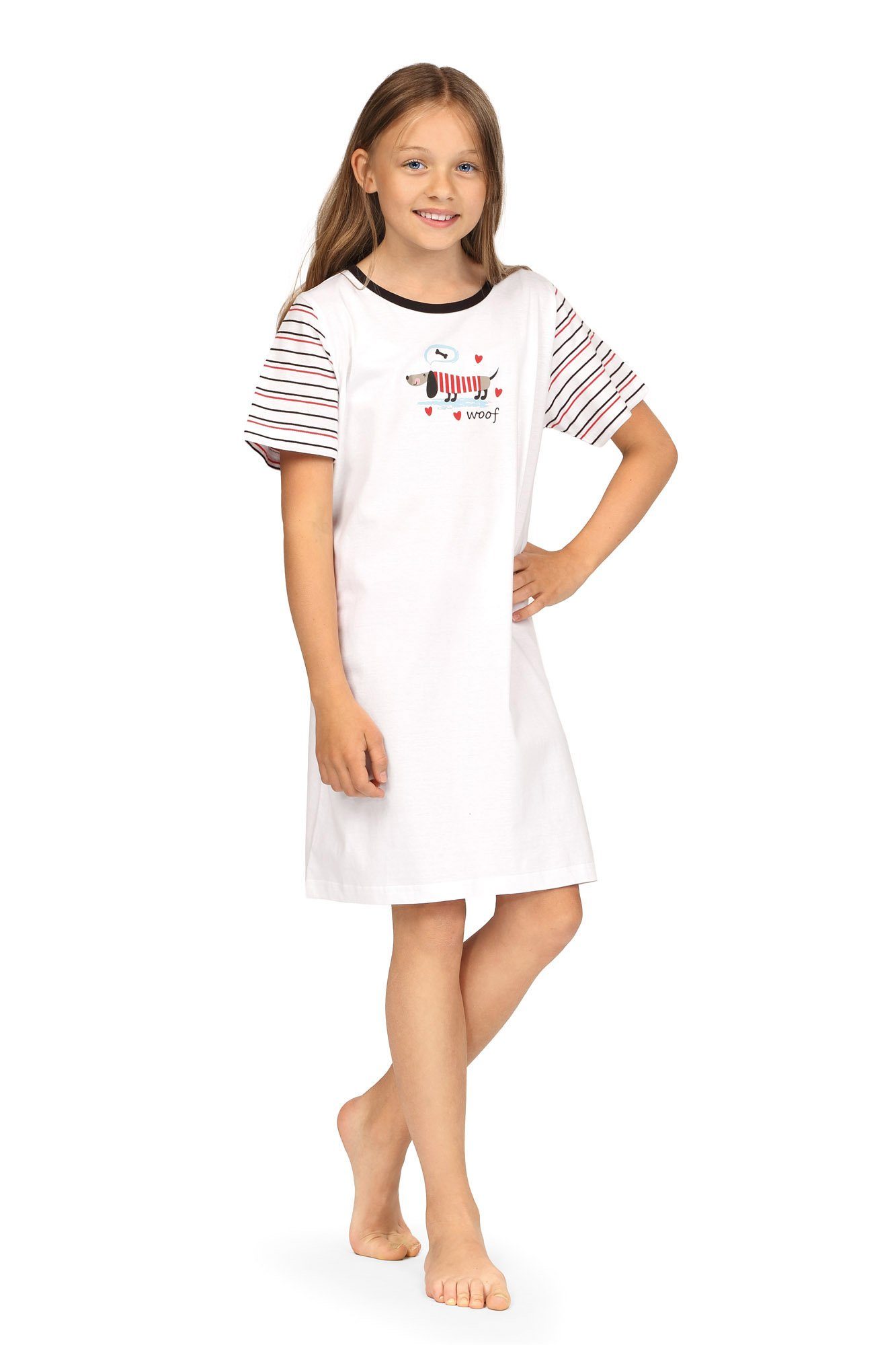 comtessa Nachthemd Comte Kids (Set, 1-tlg., Set) Mädchen Pyjama Sleepshirt Nachthemd Baumwolle | Nachthemden