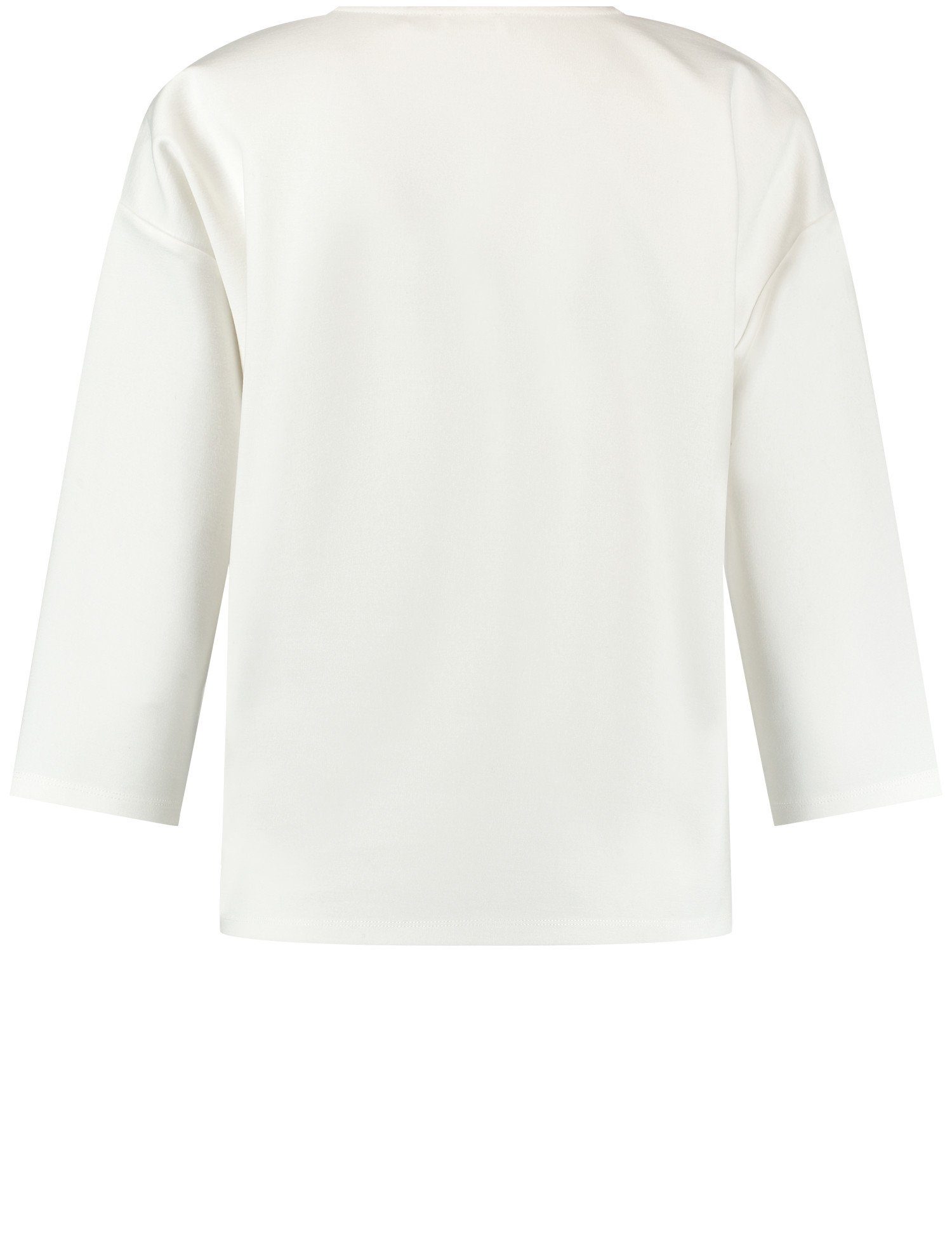 3/4 Off-white GERRY mit Perlendekor WEBER Shirt Arm 3/4-Arm-Shirt