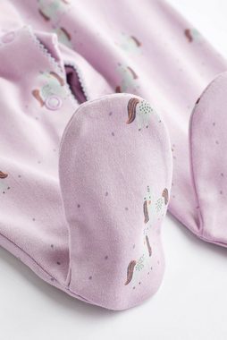 Next Schlafoverall 5er-Pack Babyschlafanzüge aus Baumwolle (5-tlg)