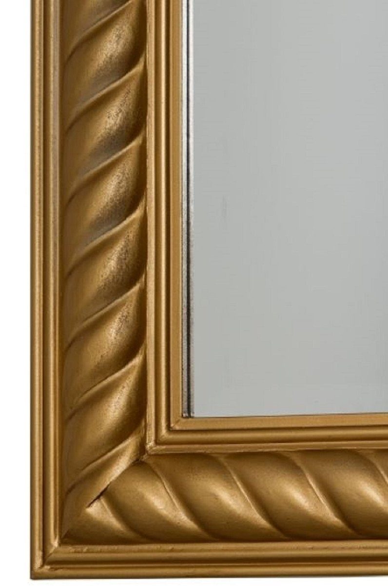Padrino Casa Spiegel Barockspiegel Barock 72 132 H. cm Wohnzimmer Wandspiegel Gold - x Barockmöbel Antik /