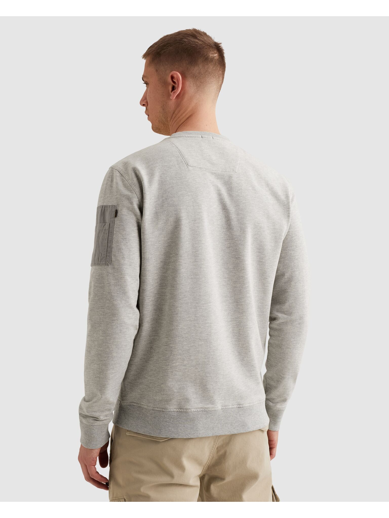 PME LEGEND Sweatshirt Airstrip sweat mit Logo Stickerei