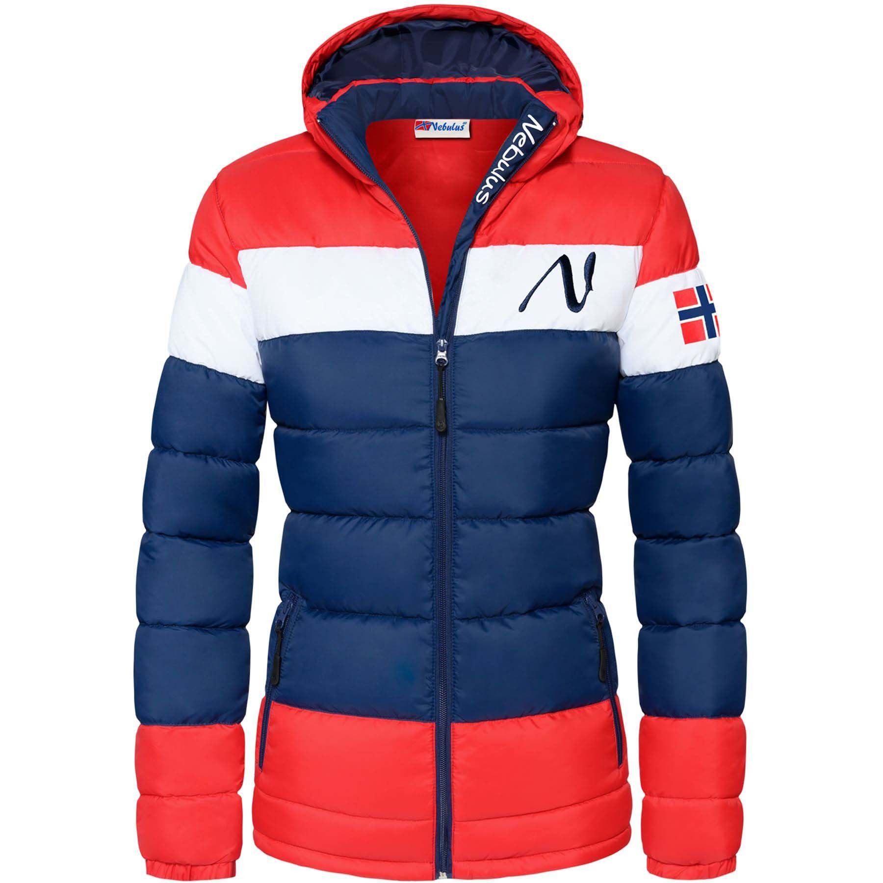 Nebulus Winterjacke MIXUP, P4833 - Damen, blau-rot, S/36