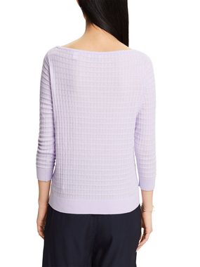 Esprit 3/4 Arm-Pullover Strukturierter Strickpullover