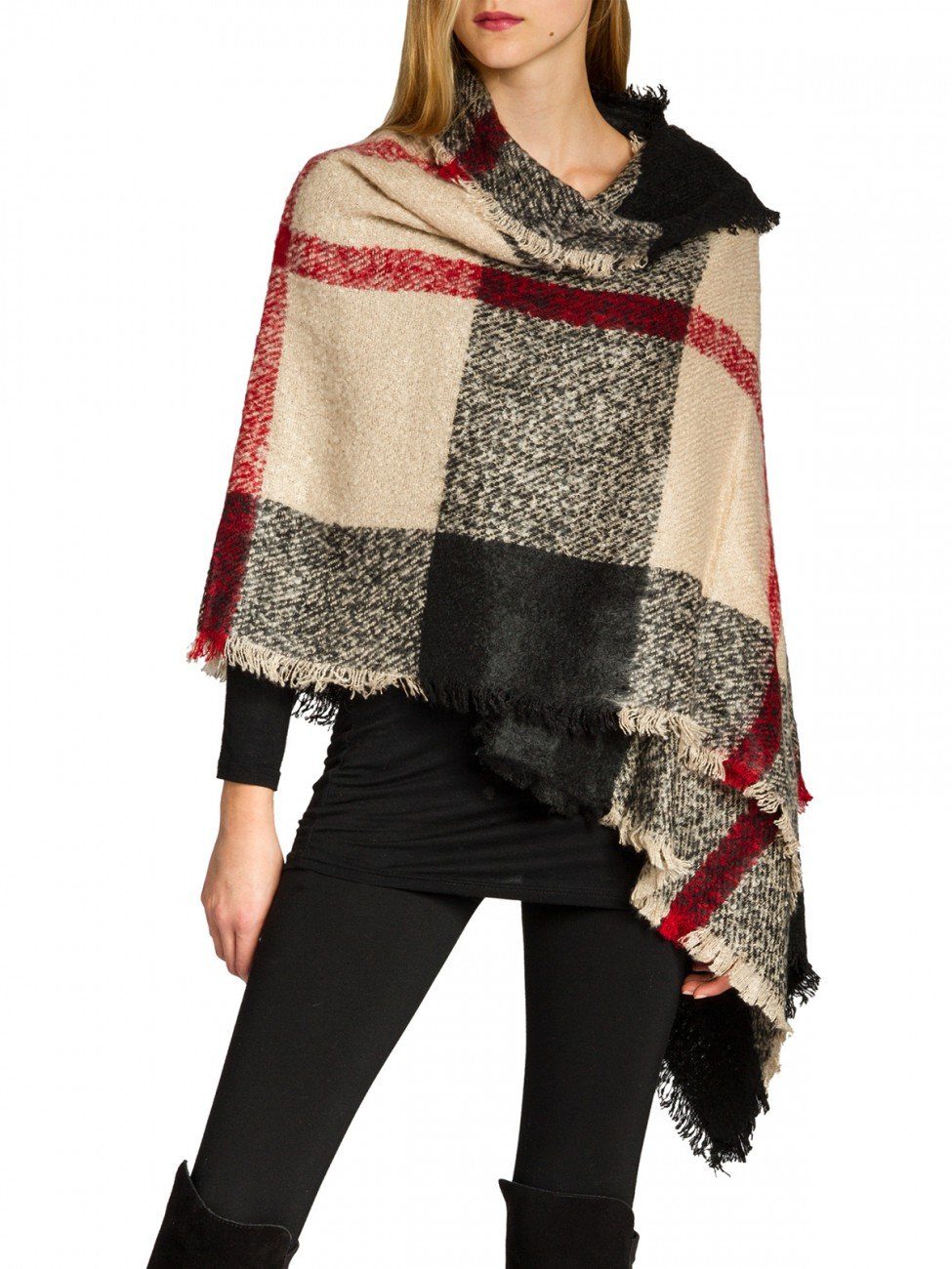 Caspar Modeschal SC418 Damen XXL Schal