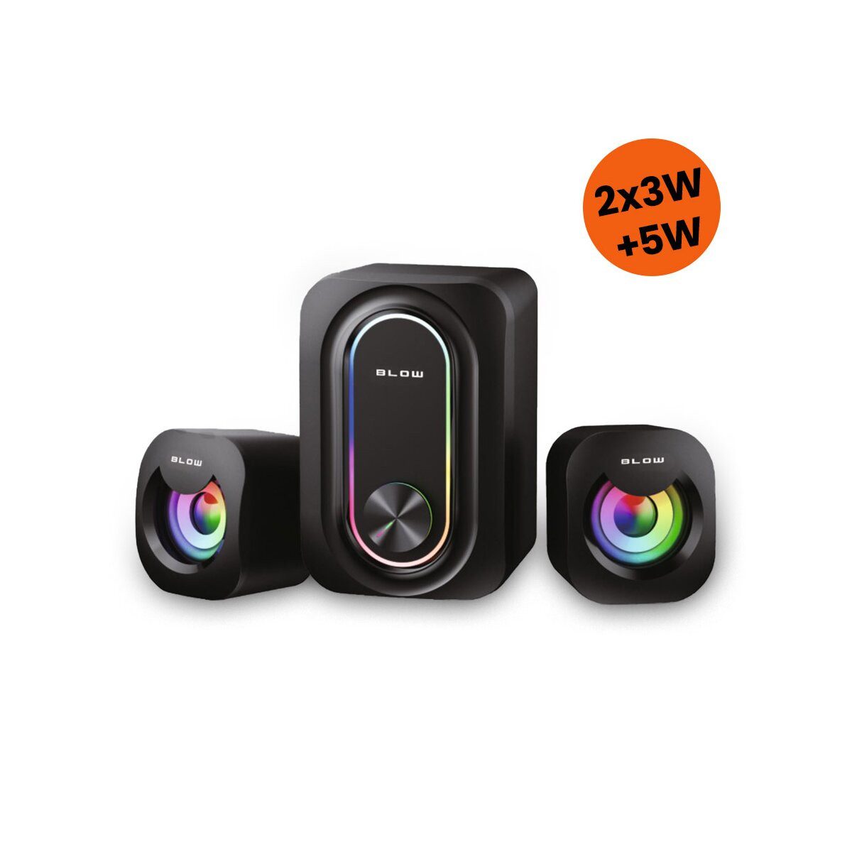 Esperanza BLOW 2.1 Gaming Lautsprecher mit Subwoofer 66-399 Gaming-Controller (1 St)