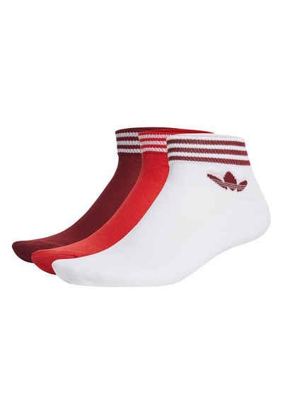 adidas Originals Freizeitsocken Adidas Originals Socken Dreierpack TREF ANK SCK HC GN3085 Mehrfarbig