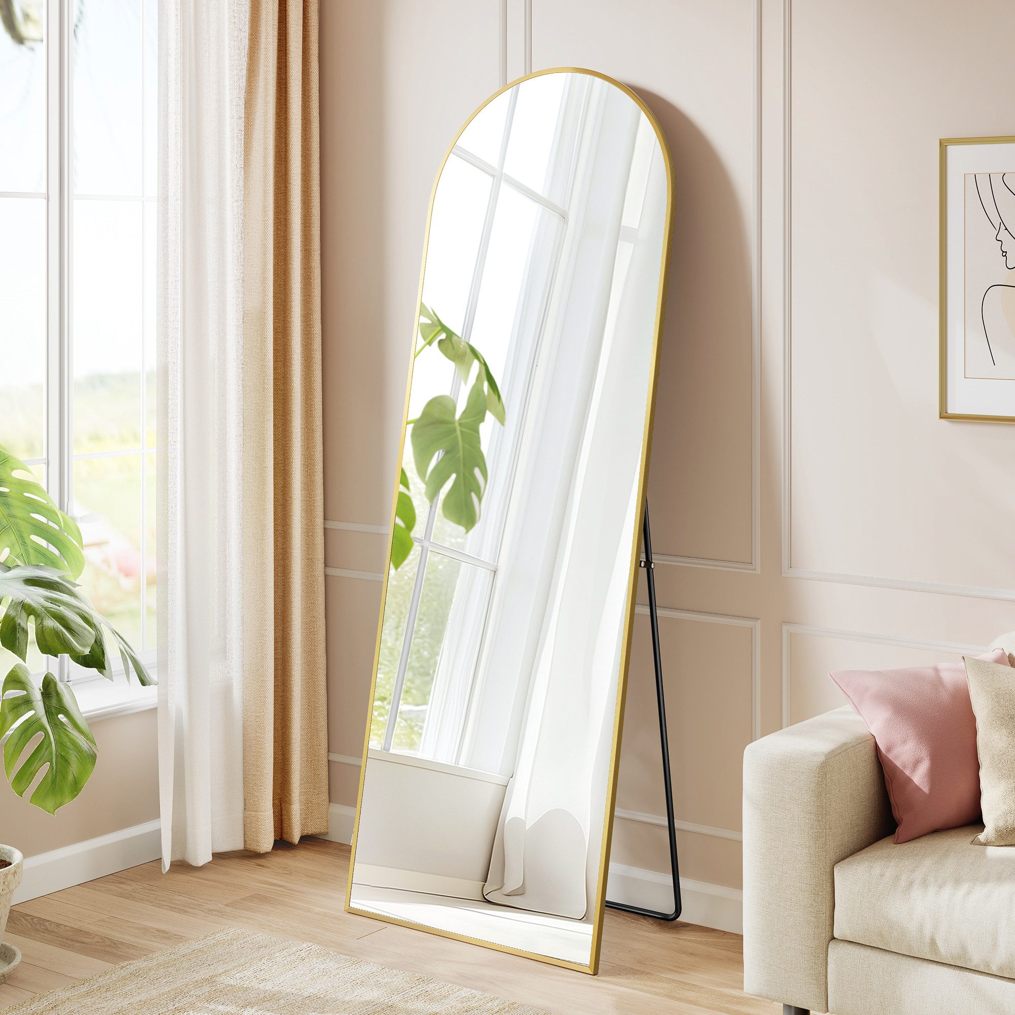 SONGMICS Standspiegel, Ganzkörperspiegel, 160 x 50 günstig online kaufen