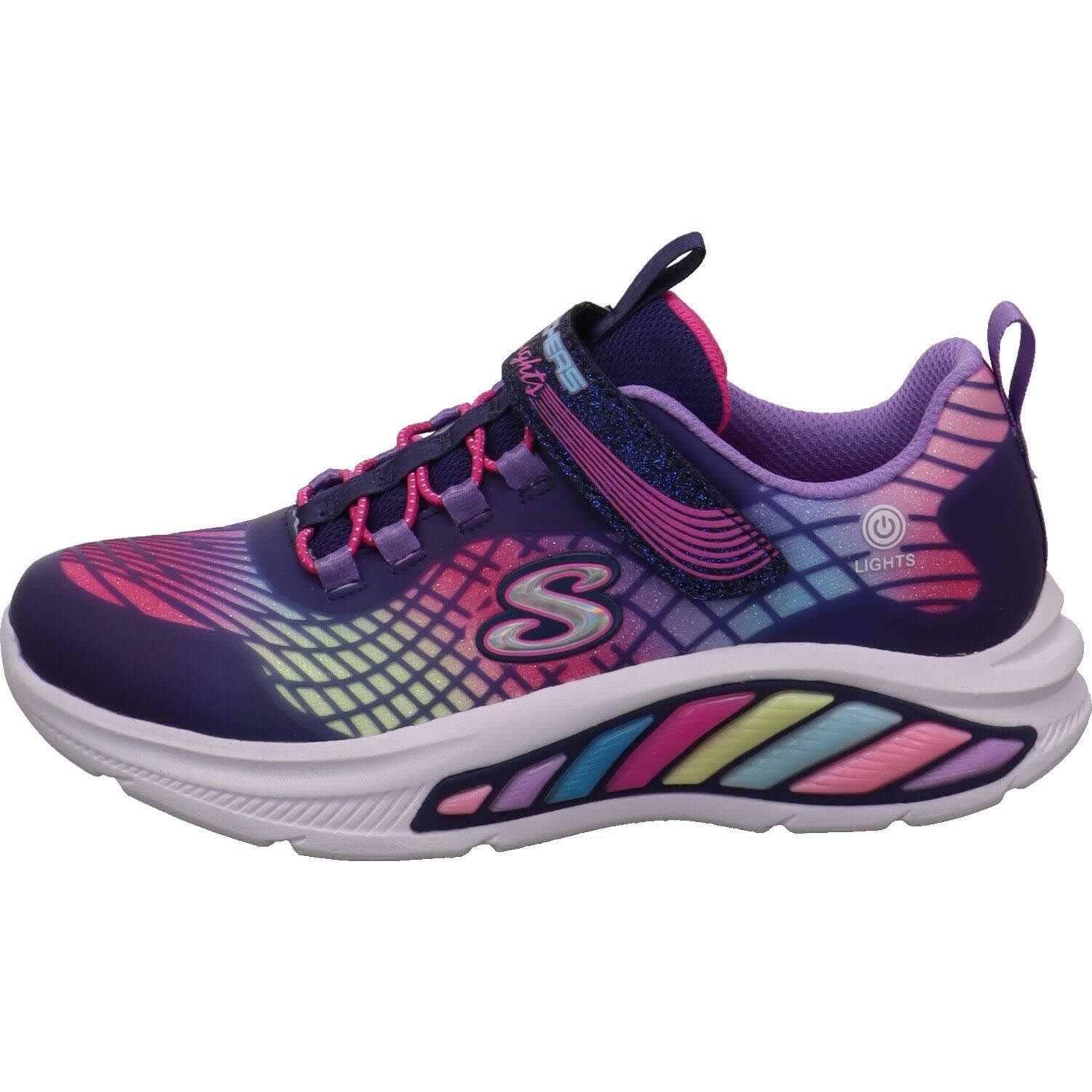 Skechers S Lights Rainbow Cruisers Rainbow Reflectin Sneaker