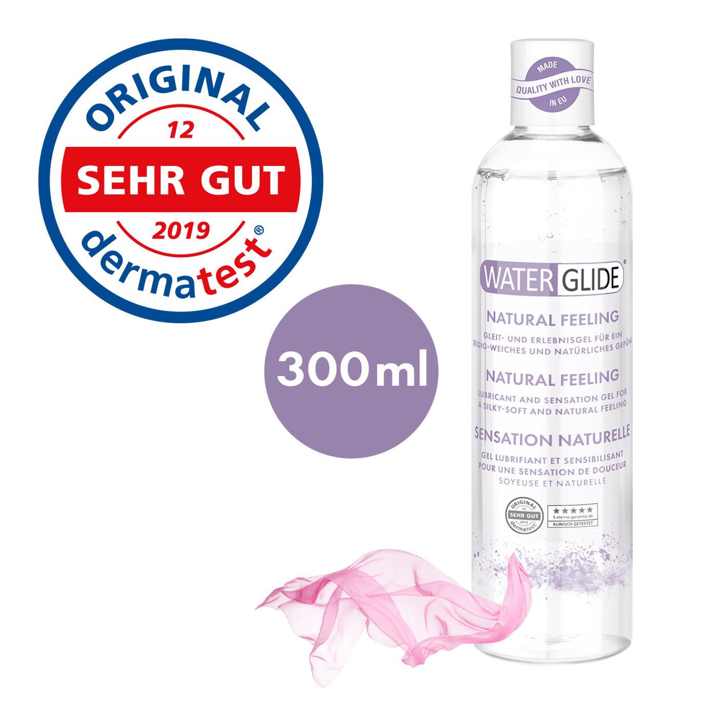 EIS Stimulationsgel EIS Waterglide 'Natural Feeling', 300ml, Gleit-& Erlebnisgel, 0-tlg.