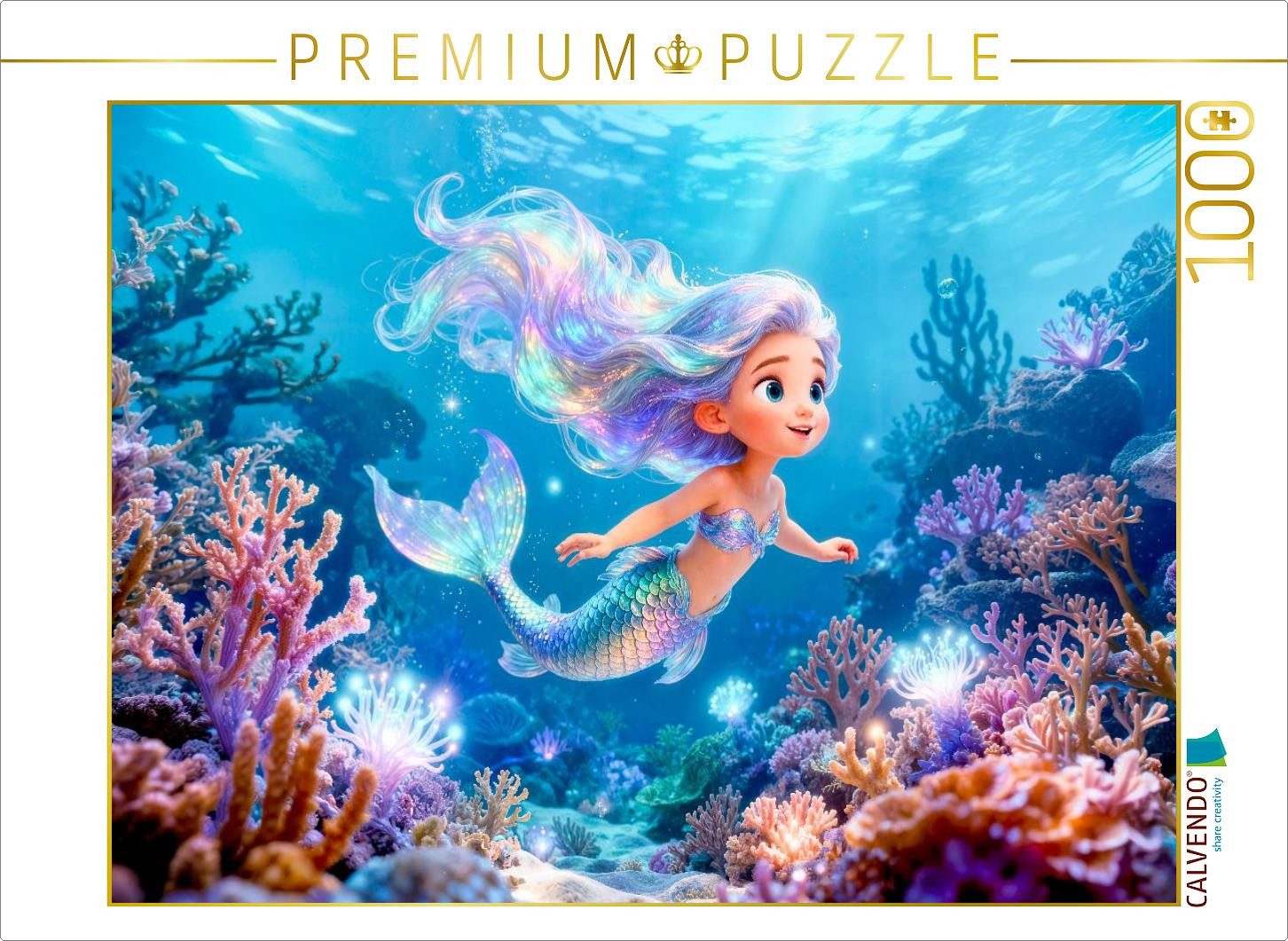 CALVENDO Puzzle CALVENDO Puzzle Mystische Meerjungfrau Sternzeichen Fantasy Puzzle, 1, 1000 Puzzleteile