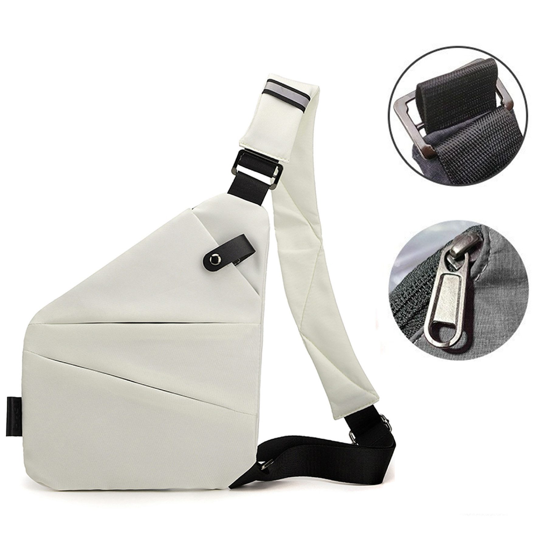 Umhängetasche Umhängetaschen Herren Wasserfeste Mini Bauchtasche Mehrere Taschen