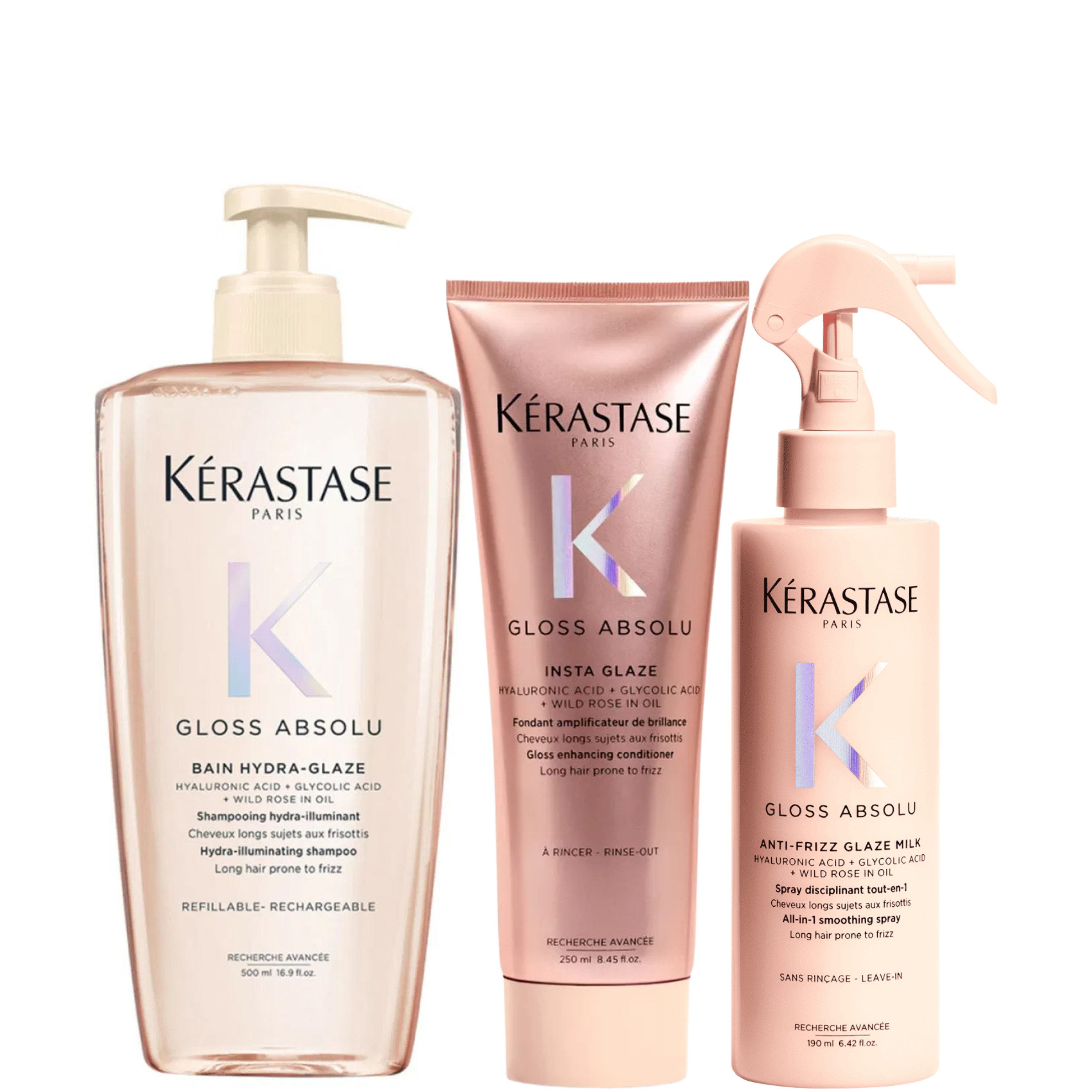 Kérastase Haarpflege-Set Gloss Absolu Trio for fine Hair, 3-tlg.