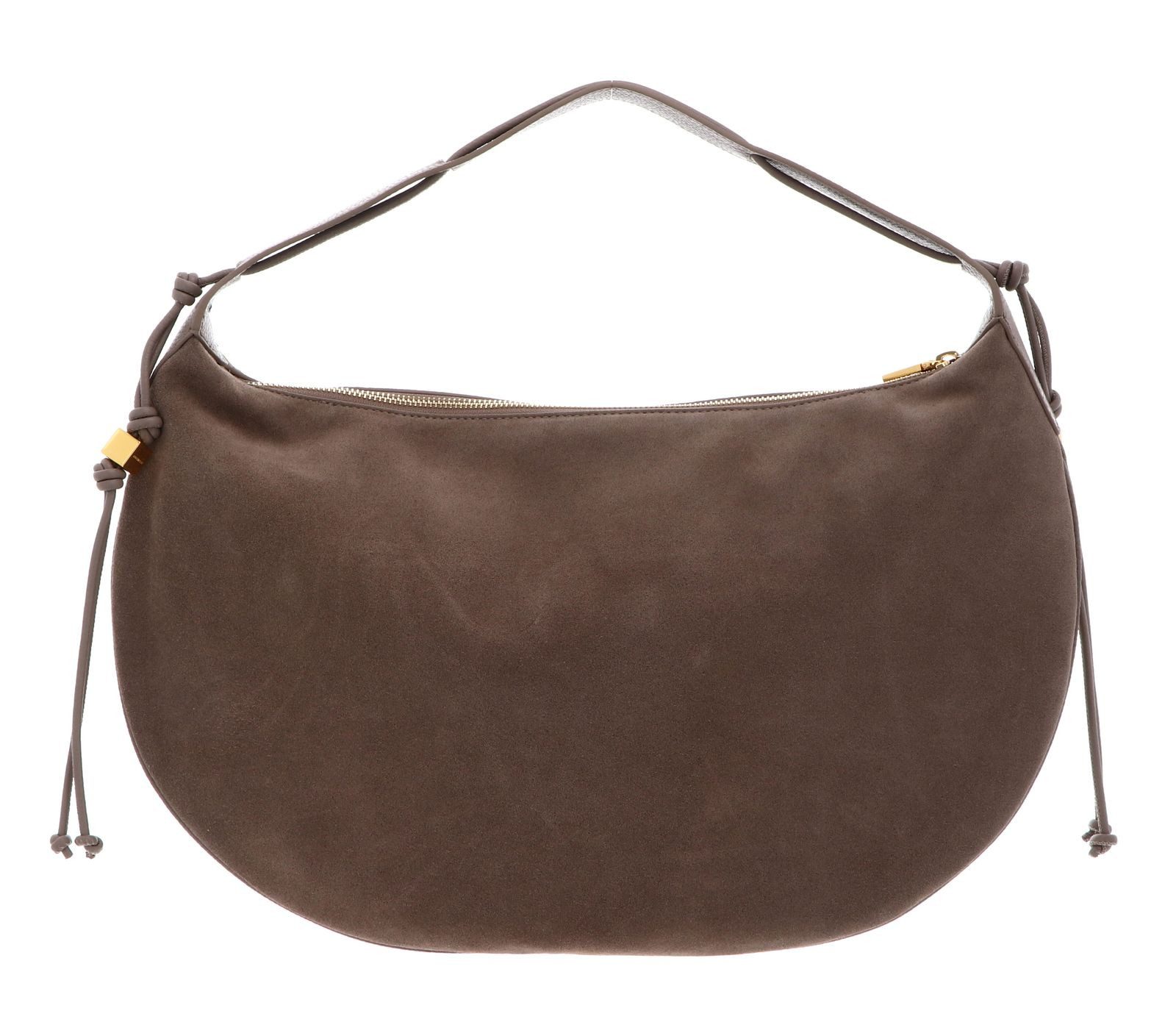 COCCINELLE Schultertasche Handbag Suede Le. / Grained Le., aus echtem Rindsleder
