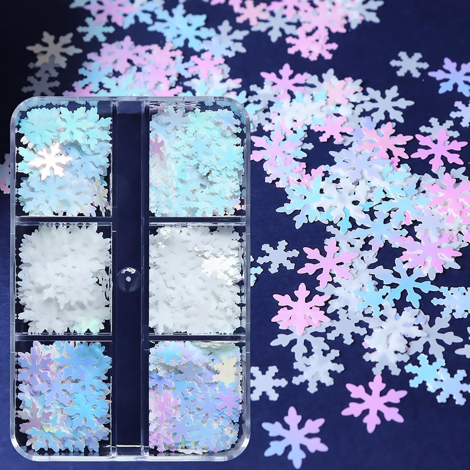 LuxusKollektion Aufkleber Nagelsticker Weihnachten Schneeflocken Winter