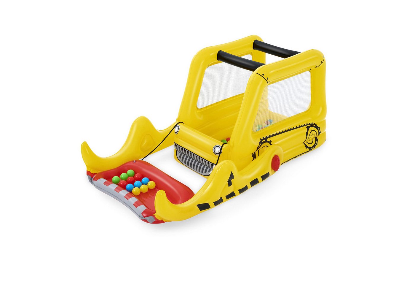 Bestway Aufblasbares Bällebad Dozer™ Bagger, 198 x 105 x 84 cm