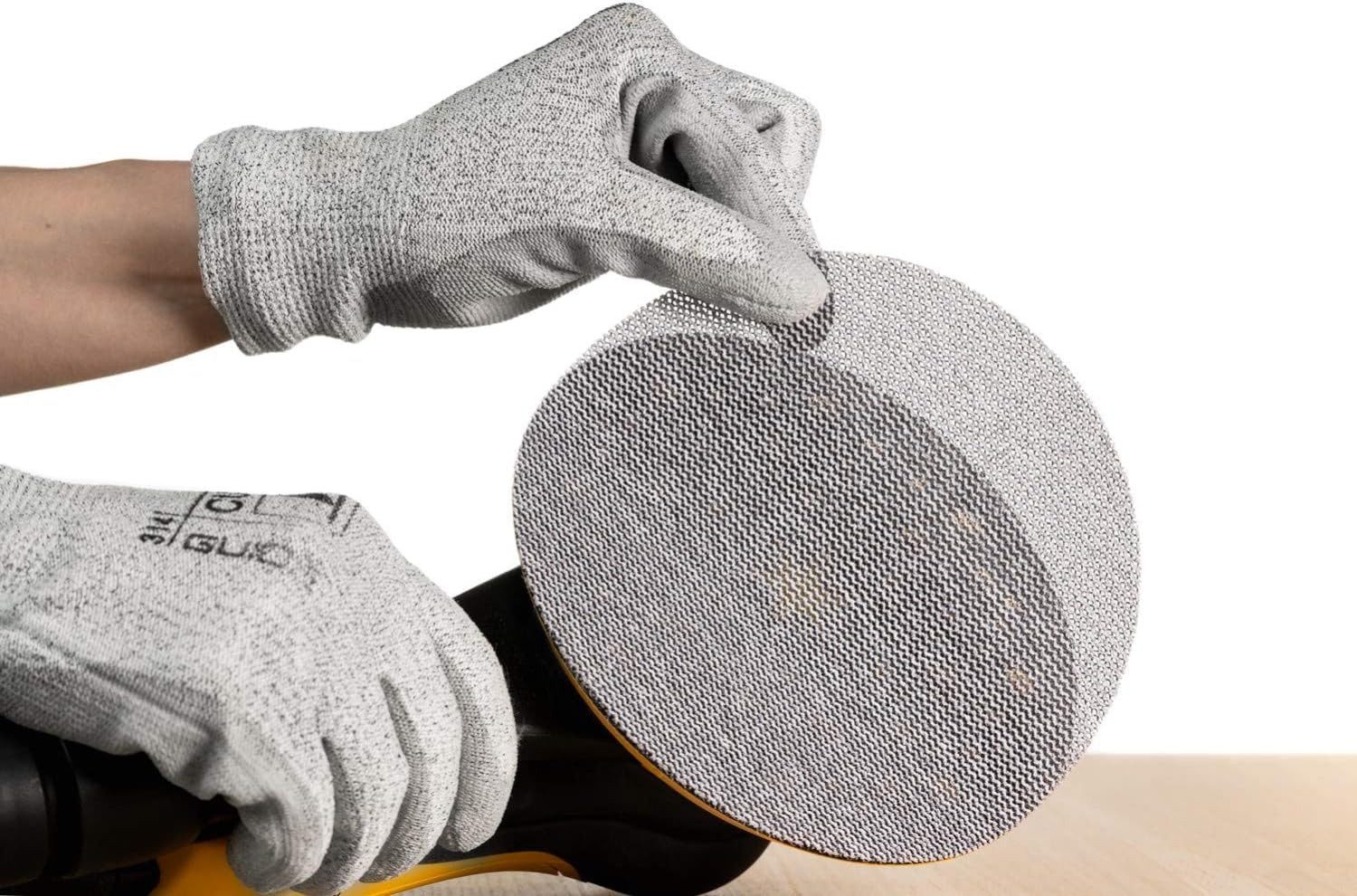 Mirka Schleifpapier Abranet Schleifgitter, (50 St), Ø 125mm für Holz, Spachtel, Lack, Kunststoff - Exzenterschleifer