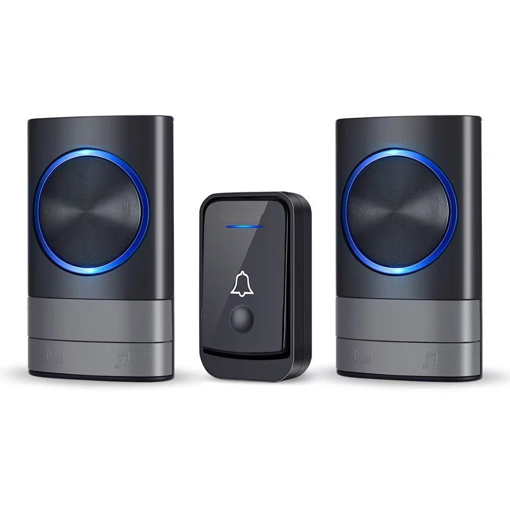 Novzep Türklingel Türklingel mit Sender Empfänger einstellbarer Lautstärke, Radio