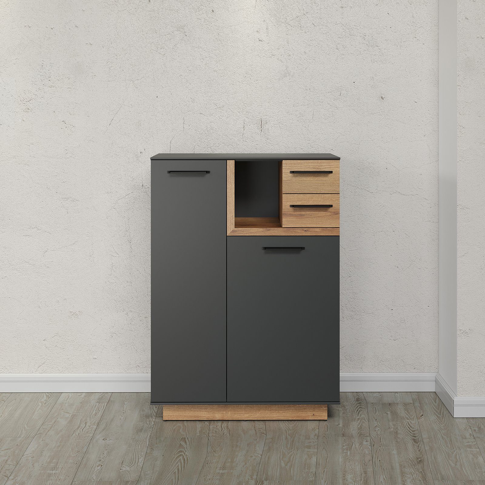 trendteam Kommode Synnax, Flurkommode Schrank Highboard Sideboard