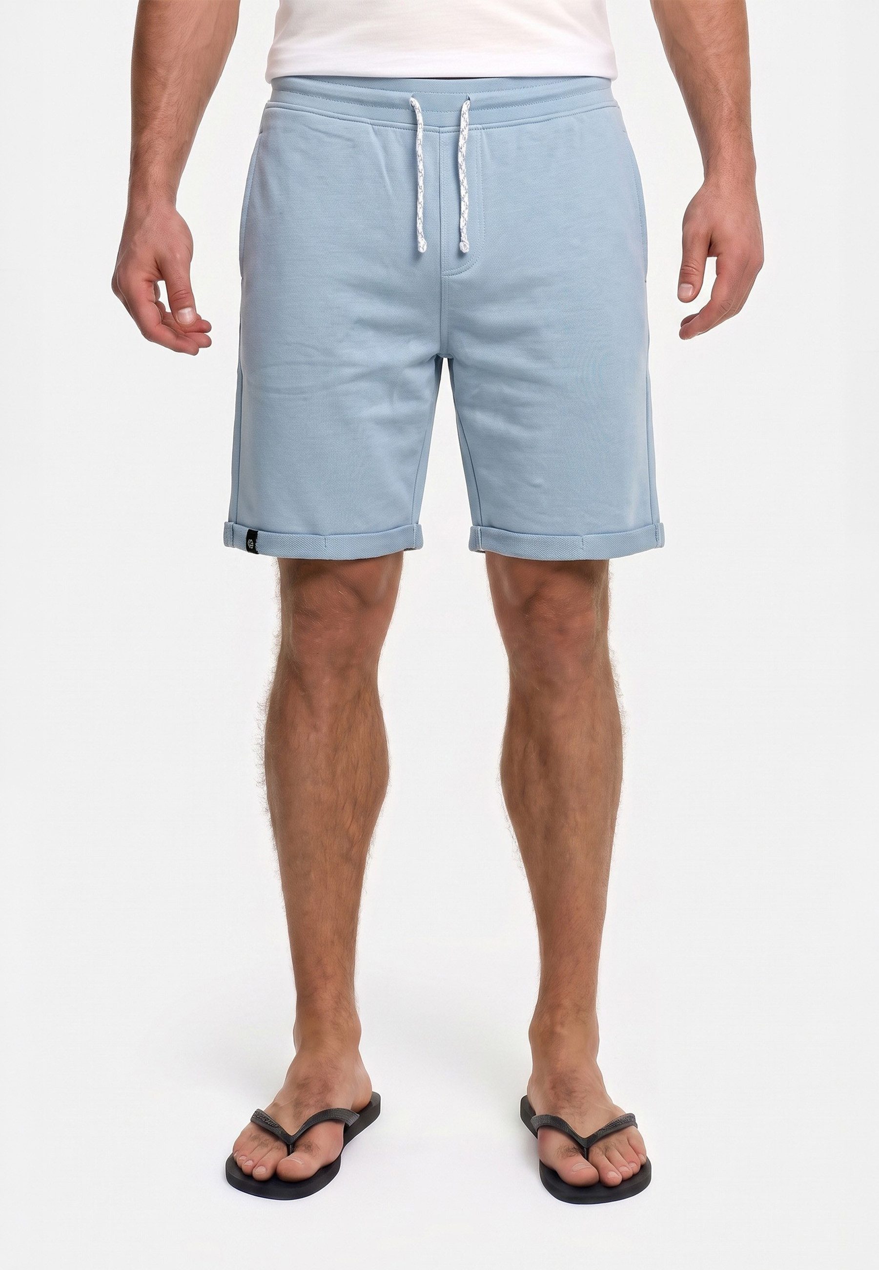 INDICODE Sweatshorts Herren Aldrich Sweat Shorts Herrenshorts elastischer Bund mit Kordelzug